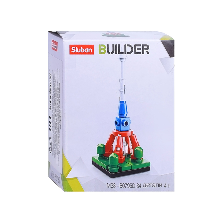 Конструктор M38-B0795D "Башня" (34 дет.) Конструктор M38-B0795D "Башня" (34 дет.)