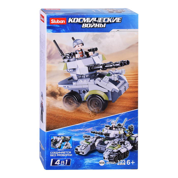 Конструктор M38-B0793A "Мини Броневик" (123 дет.) Конструктор M38-B0793A "Мини Броневик" (123 дет.)
