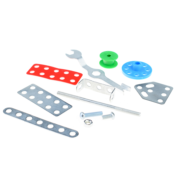 Фото к товару Конструктор мет.с подвижными деталями "Самолет" Конструктор мет.с подвижными деталями "Самолет"