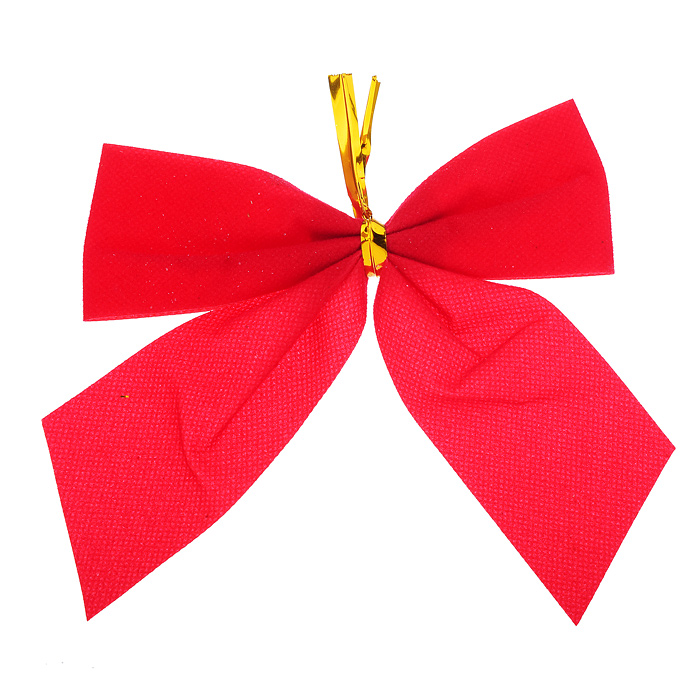 Фото к товару Новогоднее украшение S0911 "Бантики" красные (6шт.* 8см.) Новогоднее украшение S0911 "Бантики" красные (6шт.* 8см.)
