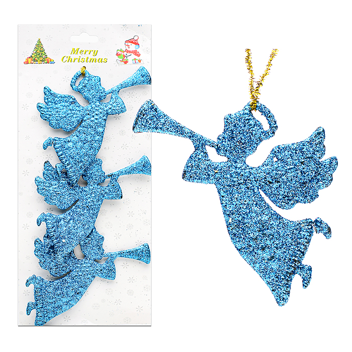 Набор новогодних украшений S0992 "Ангелочки" (3шт.) Набор новогодних украшений S0992 "Ангелочки" (3шт.)