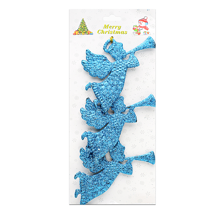 Набор новогодних украшений S0992 "Ангелочки" (3шт.)