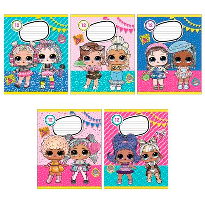 Тетрадь 12 л., линия А5 "LOL" Тетрадь 12 л., линия А5 "LOL"