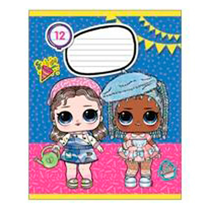 Тетрадь 12 л., линия А5 "LOL"