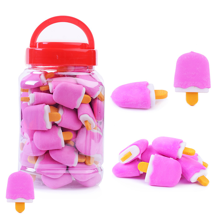 Ластик "Эскимо" термопластичная резина, в банке,  можно использовать как счетный материал