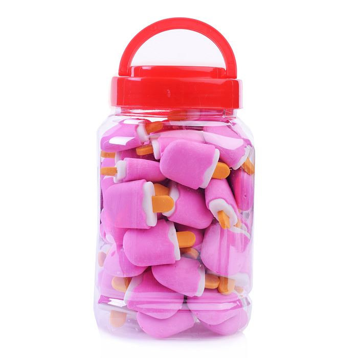 Ластик "Эскимо" термопластичная резина, в банке,  можно использовать как счетный материал