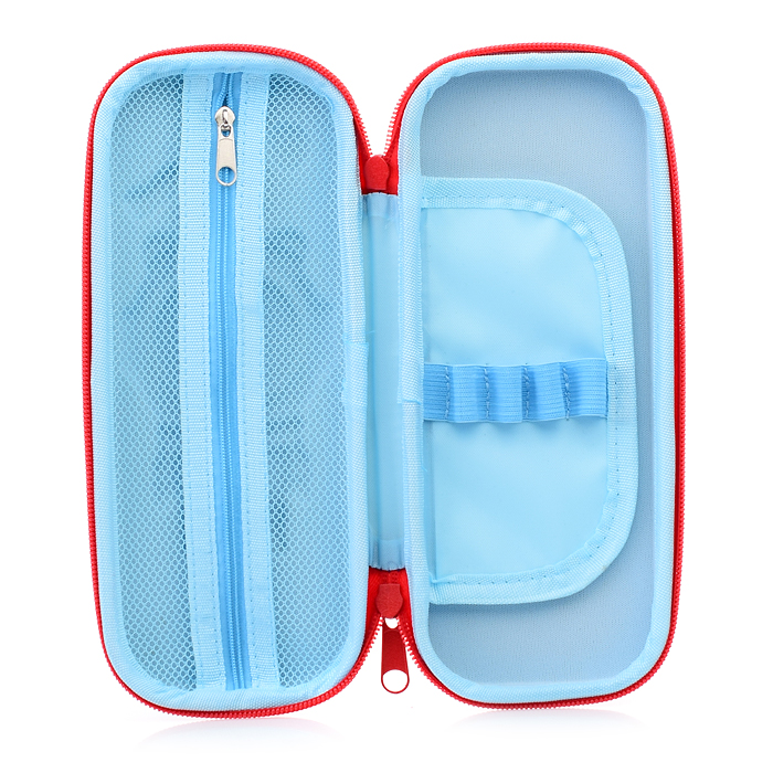 Пенал 3D двухсекционный  без наполнения  ассорти "Космос" ассорти 5 видов 