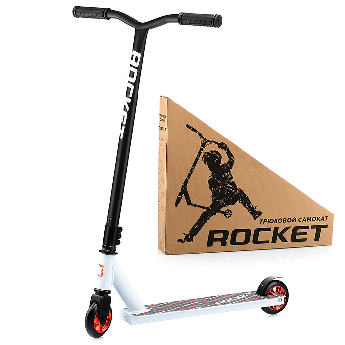 Самокат трюковый ROCKET,колеса PU/алюминий 100 мм,ABEC 7 Самокат трюковый ROCKET,колеса PU/алюминий 100 мм,ABEC 7