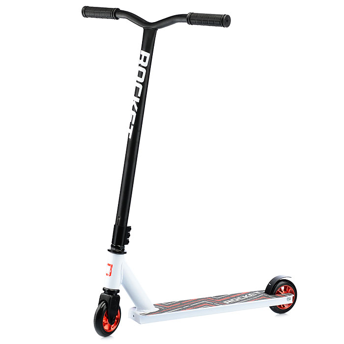 Фото к товару Самокат трюковый ROCKET,колеса PU/алюминий 100 мм,ABEC 7 Самокат трюковый ROCKET,колеса PU/алюминий 100 мм,ABEC 7