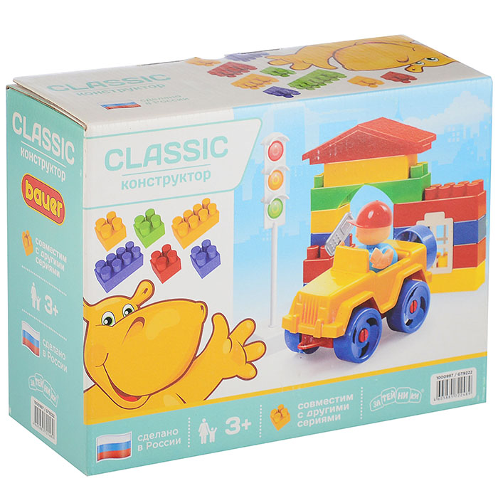 Конструктор 415/GT9222 Classik, Затейники, 37 эл, Конструктор 415/GT9222 Classik, Затейники, 37 эл,