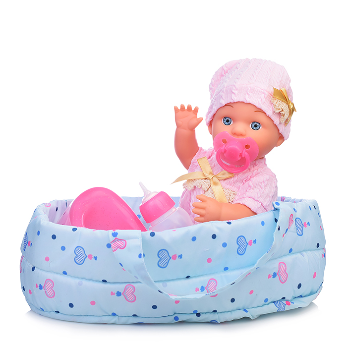 Пупс YL1857K-L с аксессуарами, в пакете