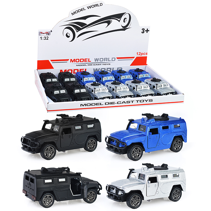 Машина F1131-2M "Броневик" метал., в дисплее Машина F1131-2M "Броневик" метал., в дисплее