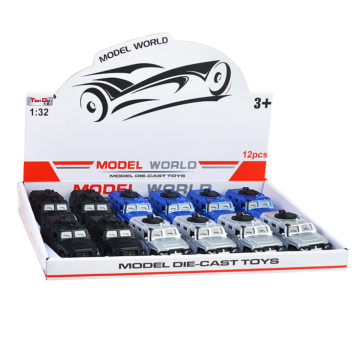 Фото к товару Машина F1131-2M "Броневик" метал., в дисплее Машина F1131-2M "Броневик" метал., в дисплее