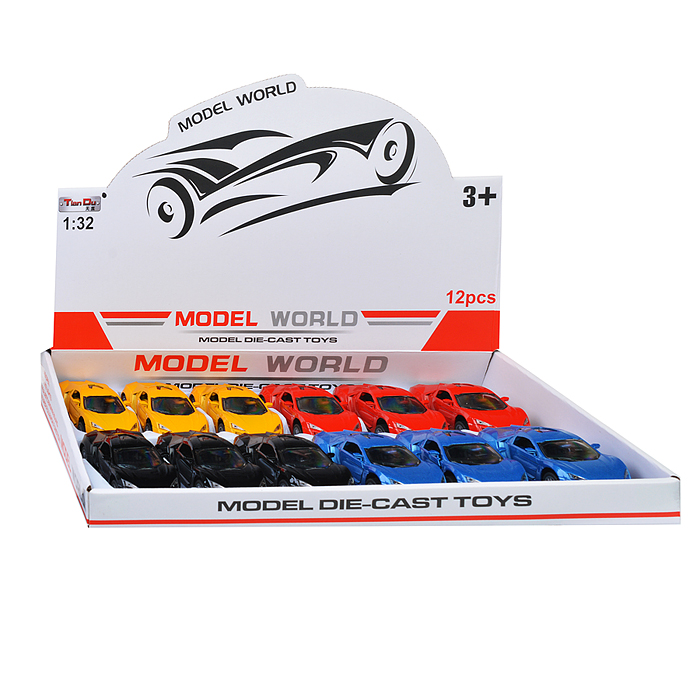 Фото к товару Машина F1104-2M "Гиперкар" метал., в дисплее Машина F1104-2M "Гиперкар" метал., в дисплее