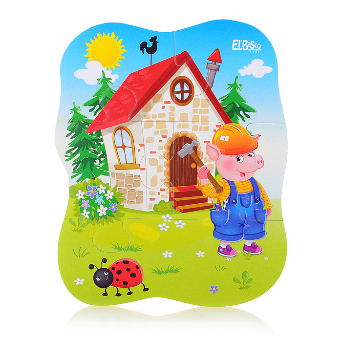 Фото к товару Мягкий пазл "Три поросенка" Мягкий пазл "Три поросенка"