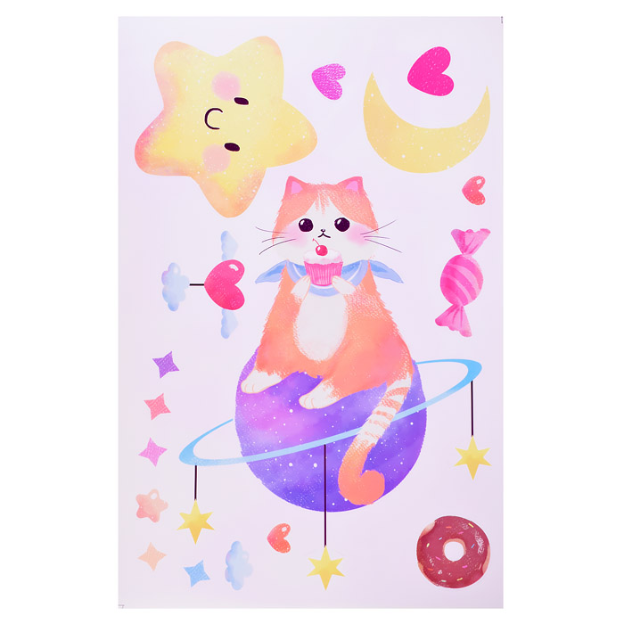 Фото к товару Интерьерная наклейка "Dreams about Unicorn" 60x90 см, ПВХ, в пластиковом пакете с блистерны Интерьерная наклейка "Dreams about Unicorn" 60x90 см, ПВХ, в пластиковом пакете с блистерны