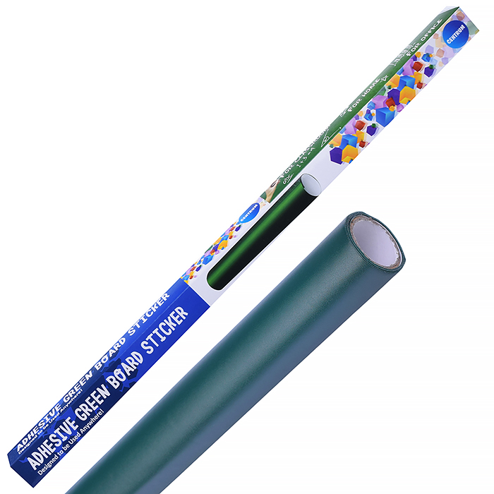 Самоклеящаяся пленка для рисования и письма мелом, цвет зеленый, размер 420х594мм, толщина 0,0