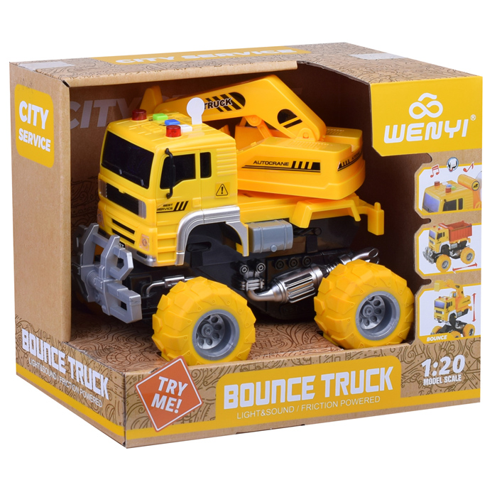 Фото к товару Машина WY513C "Строительная техника" с ковшом, 1:20 (свет, звук) на батарейках, в коробке Машина WY513C "Строительная техника" с ковшом, 1:20 (свет, звук) на батарейках, в коробке