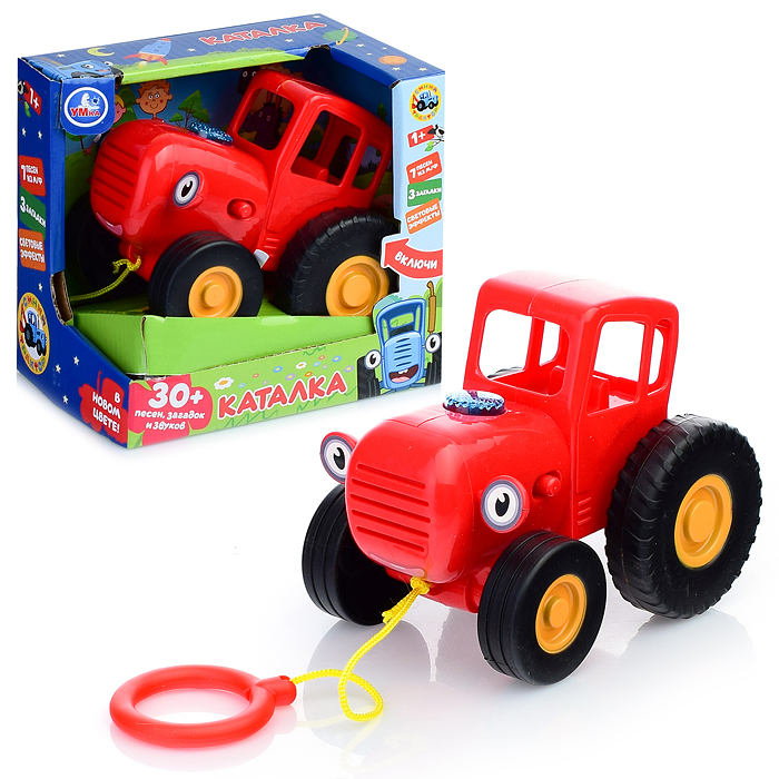 Музыкальный красный трактор "Синий трактор" (30 песен,загадок и звуков. свет. на бат.) в коробке Музыкальный красный трактор "Синий трактор" (30 песен,загадок и звуков. свет. на бат.) в коробке