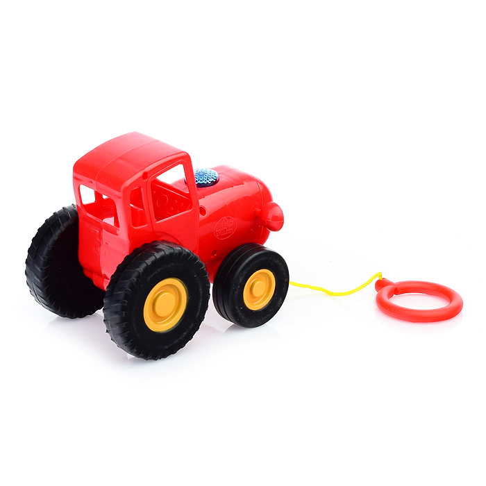 Фото к товару Музыкальный красный трактор "Синий трактор" (30 песен,загадок и звуков. свет. на бат.) в коробке Музыкальный красный трактор "Синий трактор" (30 песен,загадок и звуков. свет. на бат.) в коробке