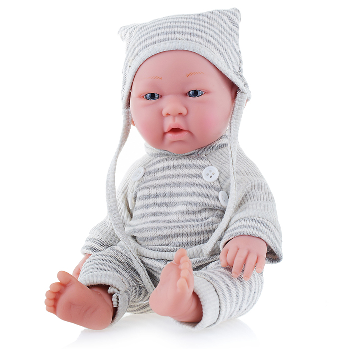 Пупс DF12-004B с аксессуарами, в коробке