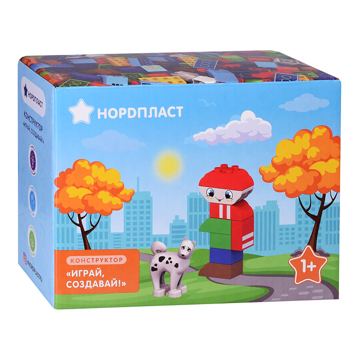 Конструктор «Играй, Создавай (Человек с собакой - 9 дет.)» Конструктор «Играй, Создавай (Человек с собакой - 9 дет.)»