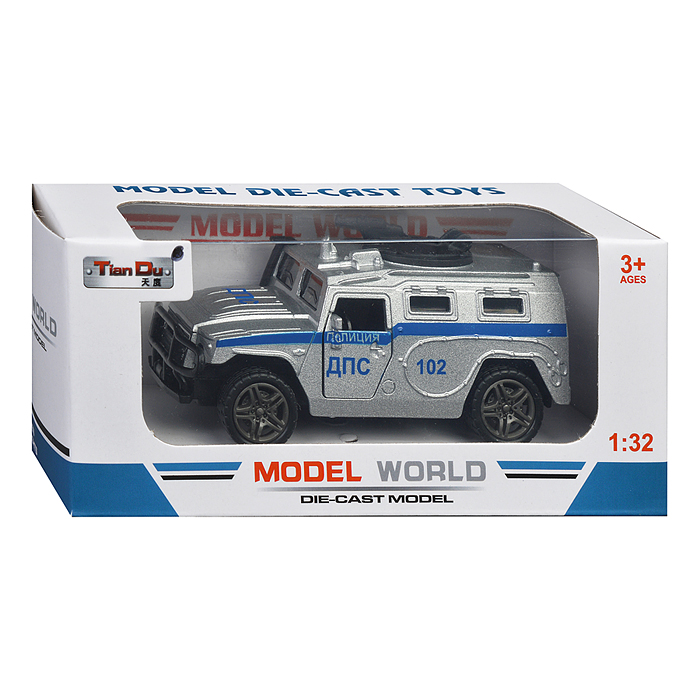 Фото к товару Машина F1131-3M "Спецподразделение" метал., в коробке Машина F1131-3M "Спецподразделение" метал., в коробке