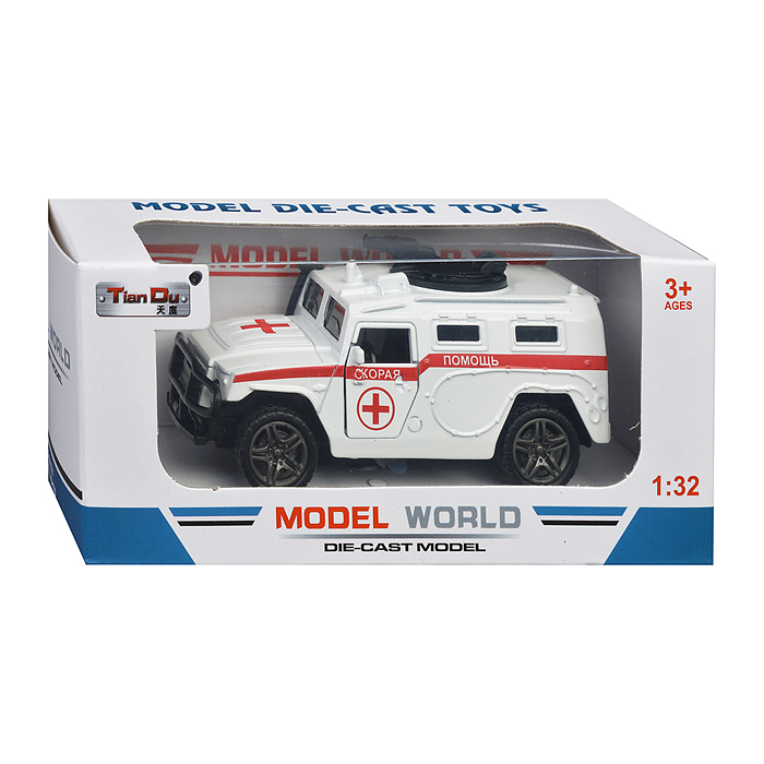 Фото к товару Машина F1131-3M "Спецподразделение" метал., в коробке Машина F1131-3M "Спецподразделение" метал., в коробке