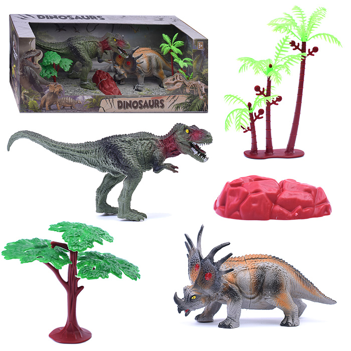 Набор динозавров HS001A-030 "Юрский период" в коробке Набор динозавров HS001A-030 "Юрский период" в коробке