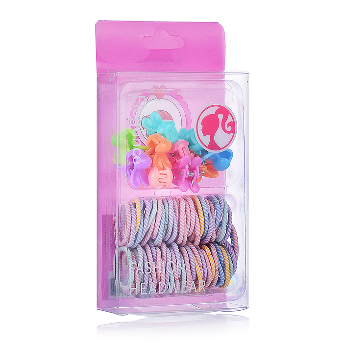 Фото к товару Набор резинок/заколок для волос 00-3868 "Нежность" 60 предметов Набор резинок/заколок для волос 00-3868 "Нежность" 60 предметов