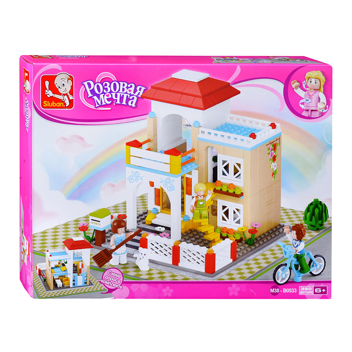 Конструктор М38-В0533 "Чудесный дом" (380 дет.) Конструктор М38-В0533 "Чудесный дом" (380 дет.)