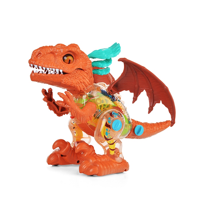 Конструктор динозавр M8018-66 "Эпоха древнего мира" с отверткой, в коробке