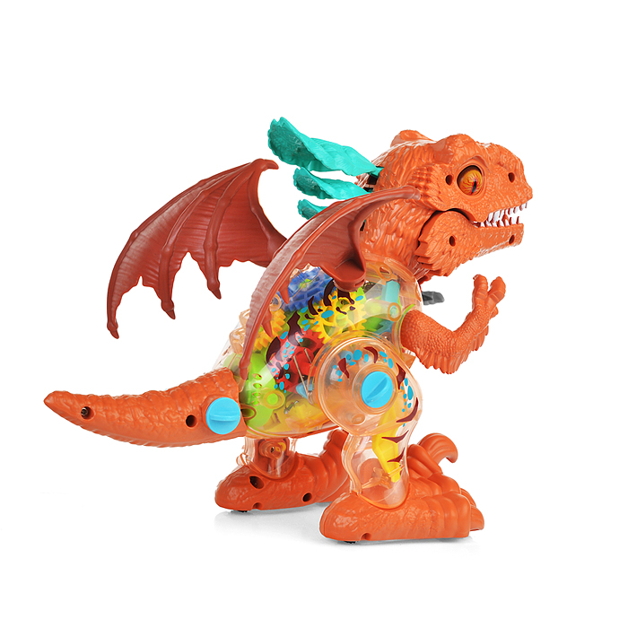 Конструктор динозавр M8018-66 "Эпоха древнего мира" с отверткой, в коробке