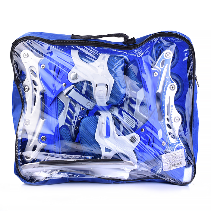 Фото к товару Набор детский 2в1 00-1368 (коньки + ролики) размер M Набор детский 2в1 00-1368 (коньки + ролики) размер M