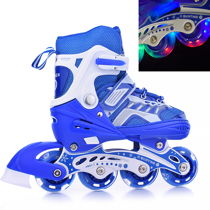 Фото к товару Набор детский 2в1 00-1368 (коньки + ролики) размер M Набор детский 2в1 00-1368 (коньки + ролики) размер M