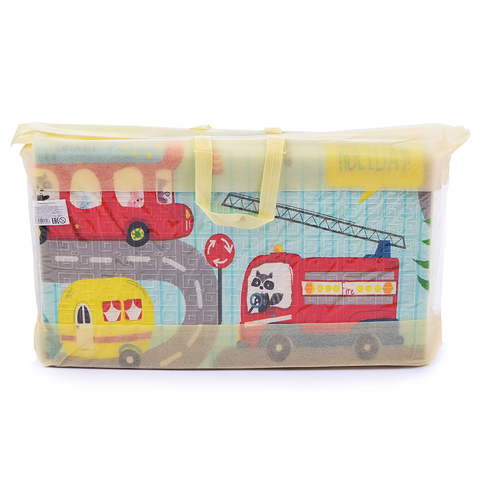 Коврик развивающий 00-1462 "Автобус/Самолетики" (120*180*0.8см.) EVA