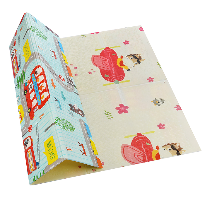 Коврик развивающий 00-1462 "Автобус/Самолетики" (120*180*0.8см.) EVA