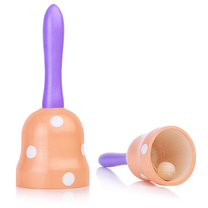 Колокольчик деревянный окраш. Колокольчик деревянный окраш.