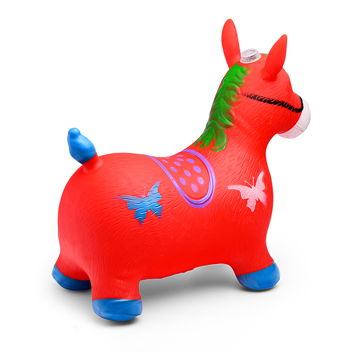 Фото к товару Прыгун 00-1681 "Лошадка черный хвост" со звуком Прыгун 00-1681 "Лошадка черный хвост" со звуком