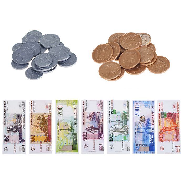 Фото к товару Игра настольная "Денежка. Играем в магазин. Покупаем продукты" Игра настольная "Денежка. Играем в магазин. Покупаем продукты"