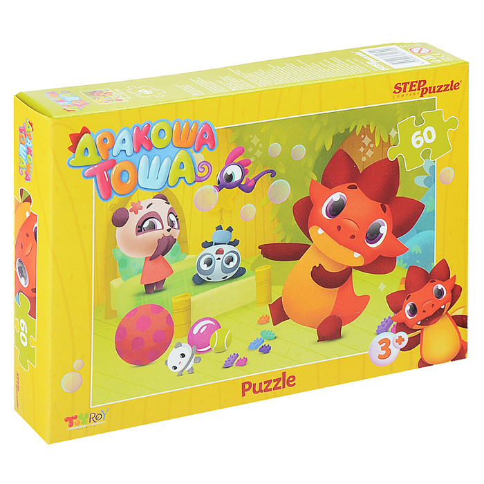 Пазлы 60 "Дракоша Тоша" (ТойРой Медиа) Пазлы 60 "Дракоша Тоша" (ТойРой Медиа)