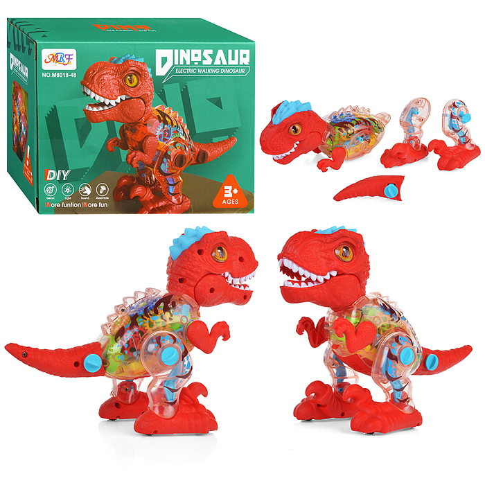 Динозавр M8018-48 "Рекс" (свет, звук) в коробке Динозавр M8018-48 "Рекс" (свет, звук) в коробке