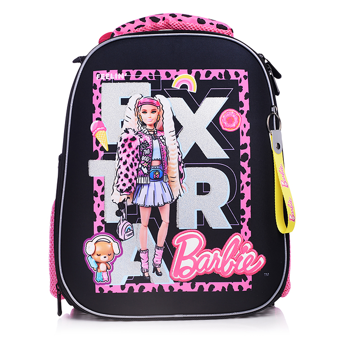Рюкзак каркасный "Барби" формованный из полимеров, материал: нейлон, полиэстер, полноцветная 