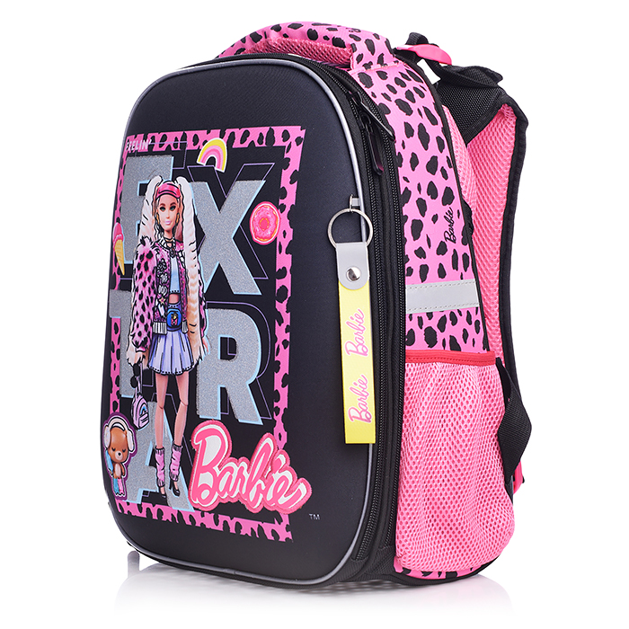 Фото к товару Рюкзак каркасный "Барби" формованный из полимеров, материал: нейлон, полиэстер, полноцветная Рюкзак каркасный "Барби" формованный из полимеров, материал: нейлон, полиэстер, полноцветная