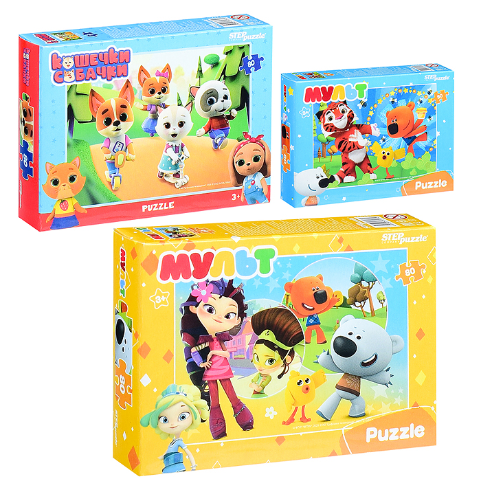 Пазлы 80 "Мульт. Ми-ми-мишки. Сказочный патруль и др. " Пазлы 80 "Мульт. Ми-ми-мишки. Сказочный патруль и др. "