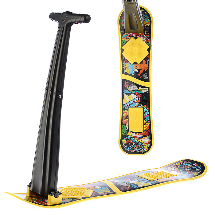 Снежный самокат "Шустрик" желтое основание Снежный самокат "Шустрик" желтое основание