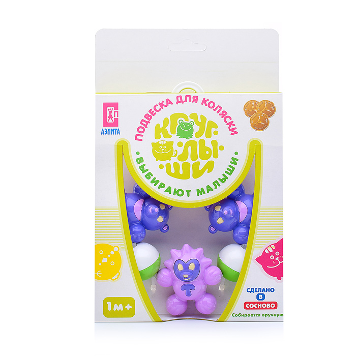 Фото к товару Подвеска для кроватки "Дружные ребята" Подвеска для кроватки "Дружные ребята"