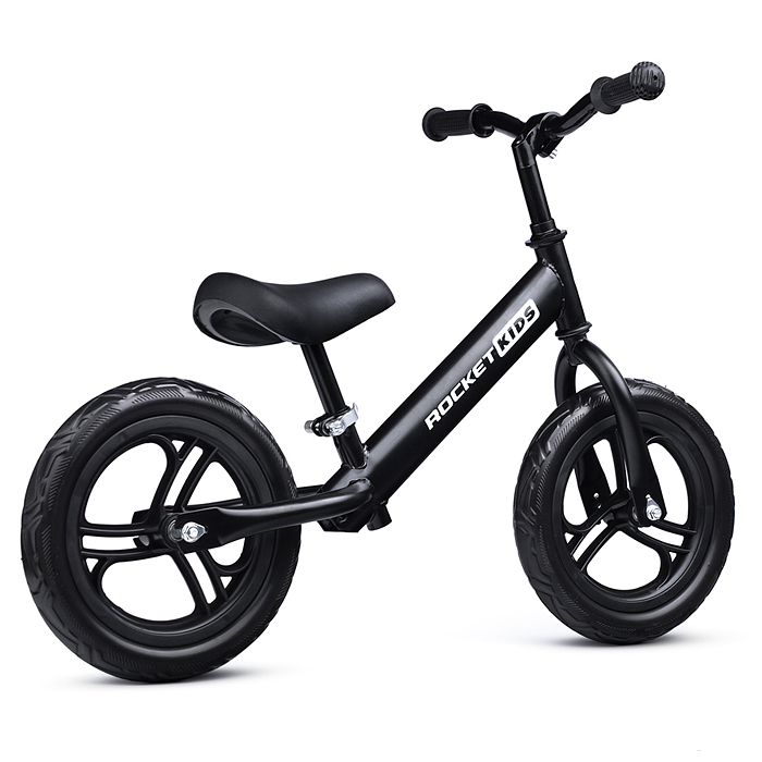 Фото к товару Беговел 12" Rocket, колеса EVA, цвет черный Беговел 12" Rocket, колеса EVA, цвет черный