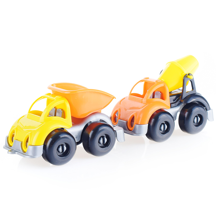 Набор машинок "Вжух на стройке" 10 см 