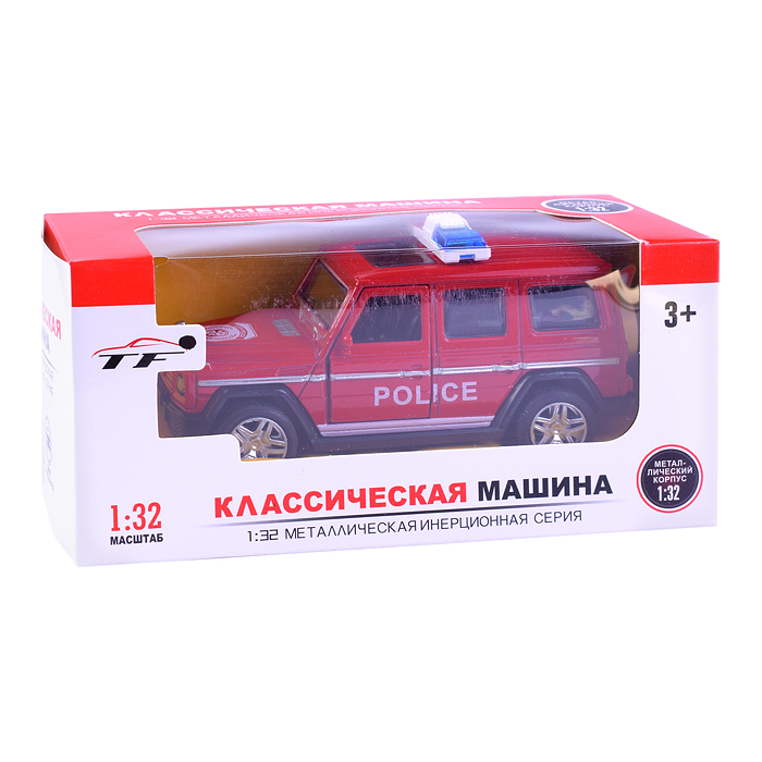 Фото к товару Машина TF9975 "Полицейский джип" металл., в коробке Машина TF9975 "Полицейский джип" металл., в коробке